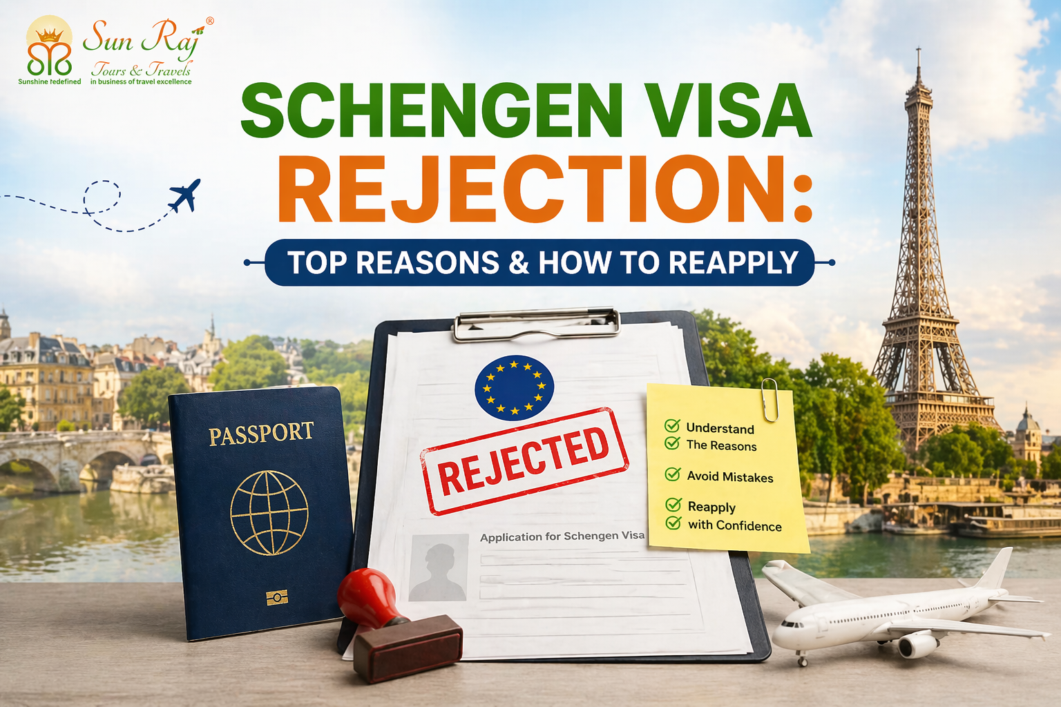 Schengen Visa Rejection: Top Reasons & How to Reapply
