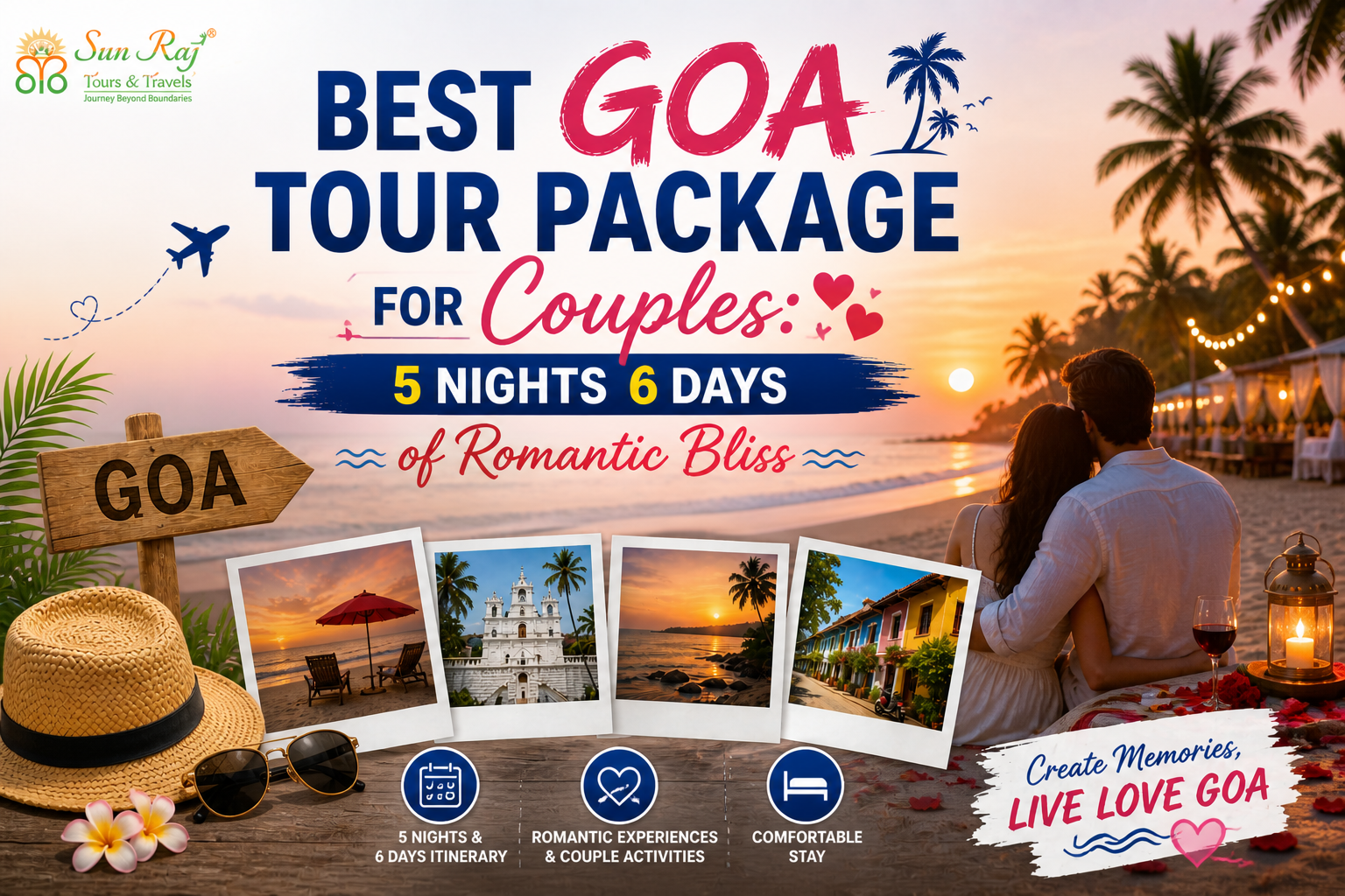 Best Goa Tour Package for Couples: 5 Nights 6 Days of Romantic Bliss