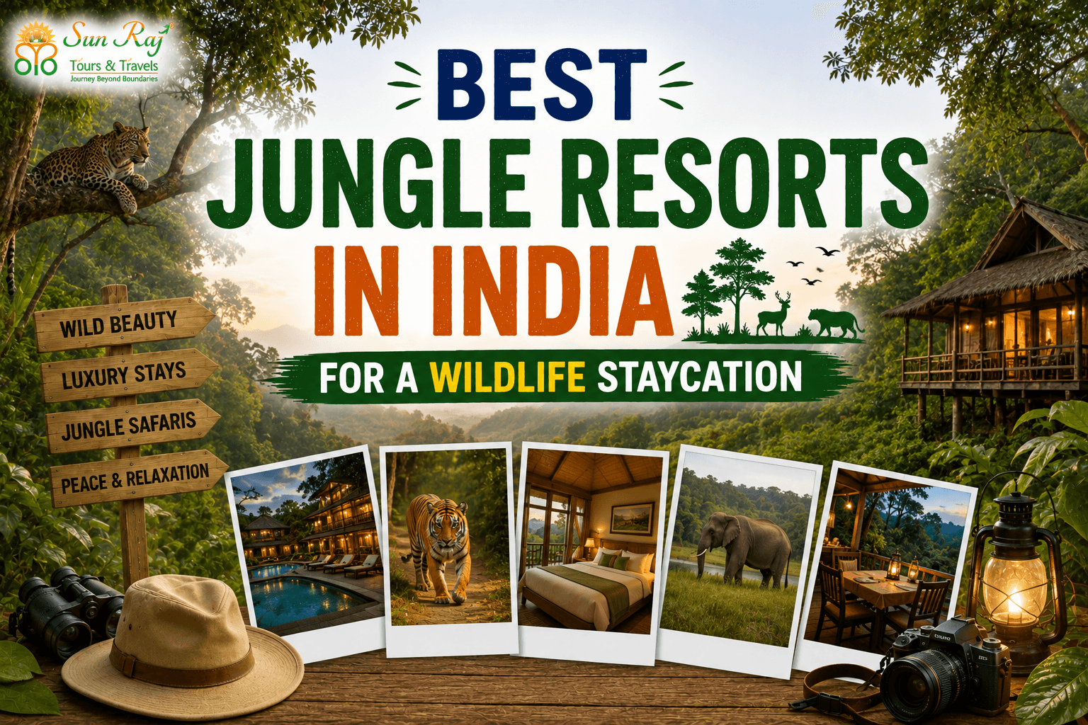 Best Jungle Resorts in India for a Wildlife Staycation