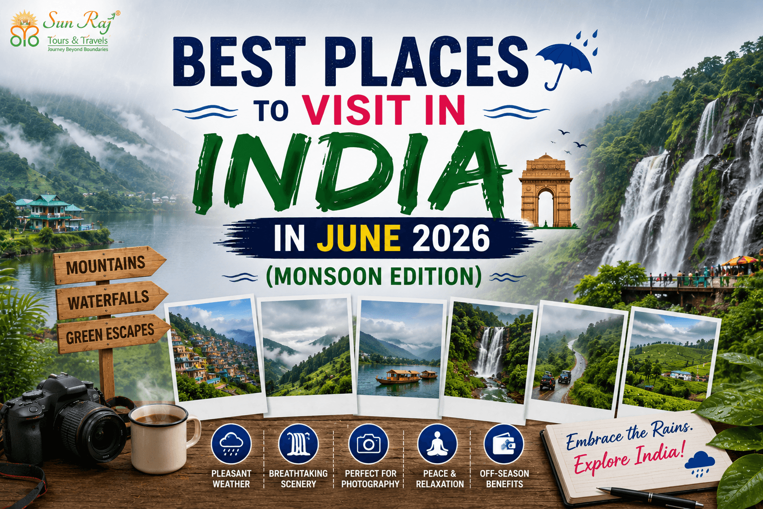 Best Places to Visit in India in June 2026 (Monsoon Edition)