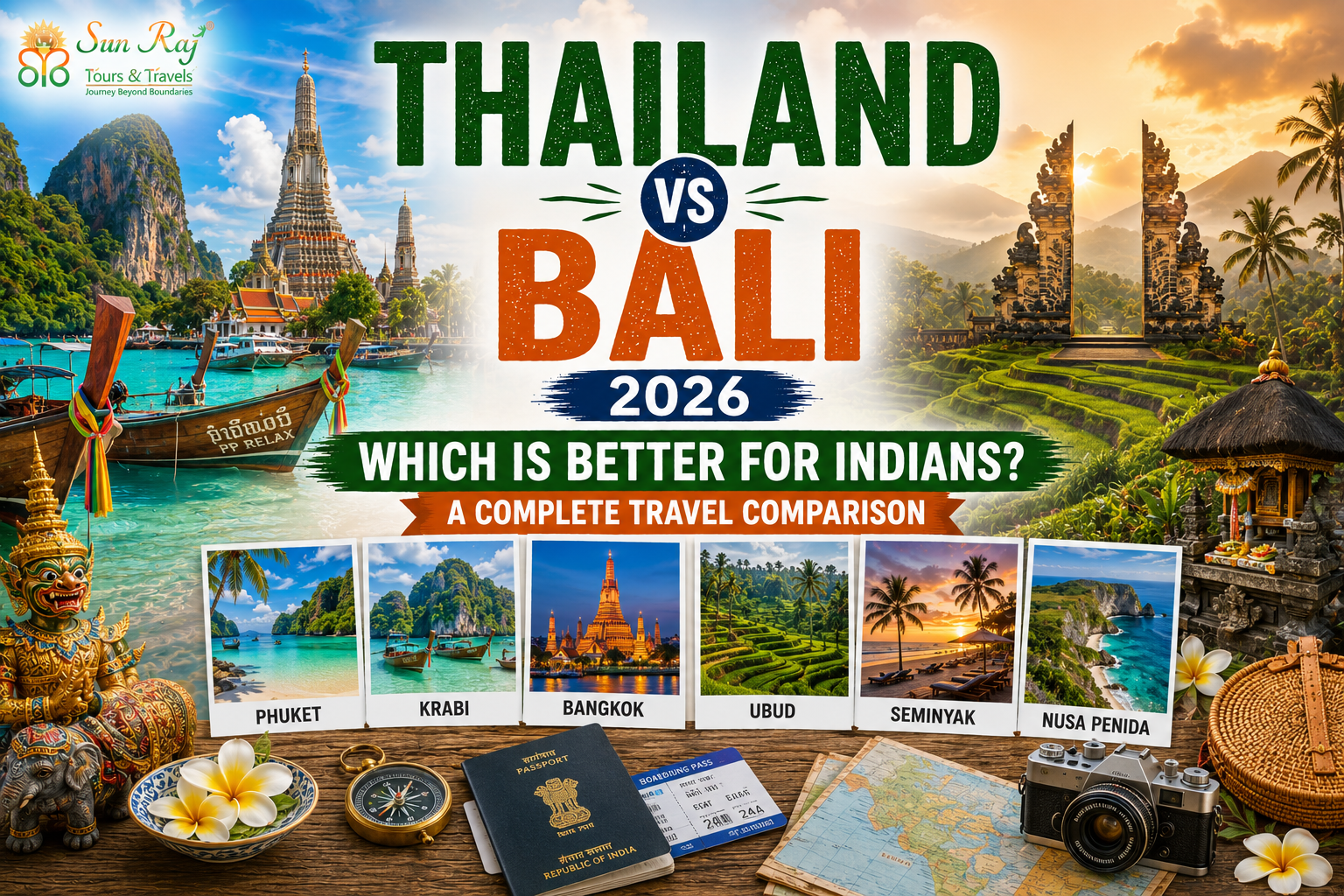 Thailand vs Bali 2026 — Which Is Better for Indians?