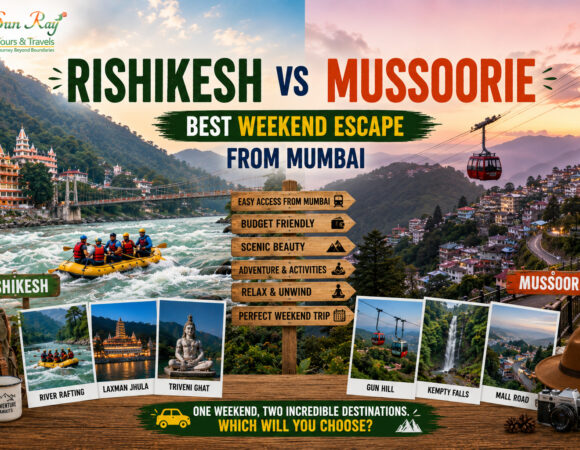 Rishikesh vs Mussoorie: Best Weekend Escape from Mumbai