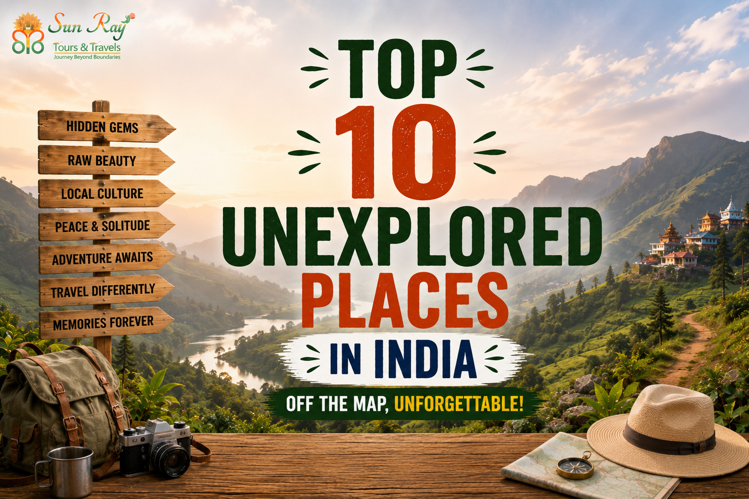 Top 10 Unexplored Places in India