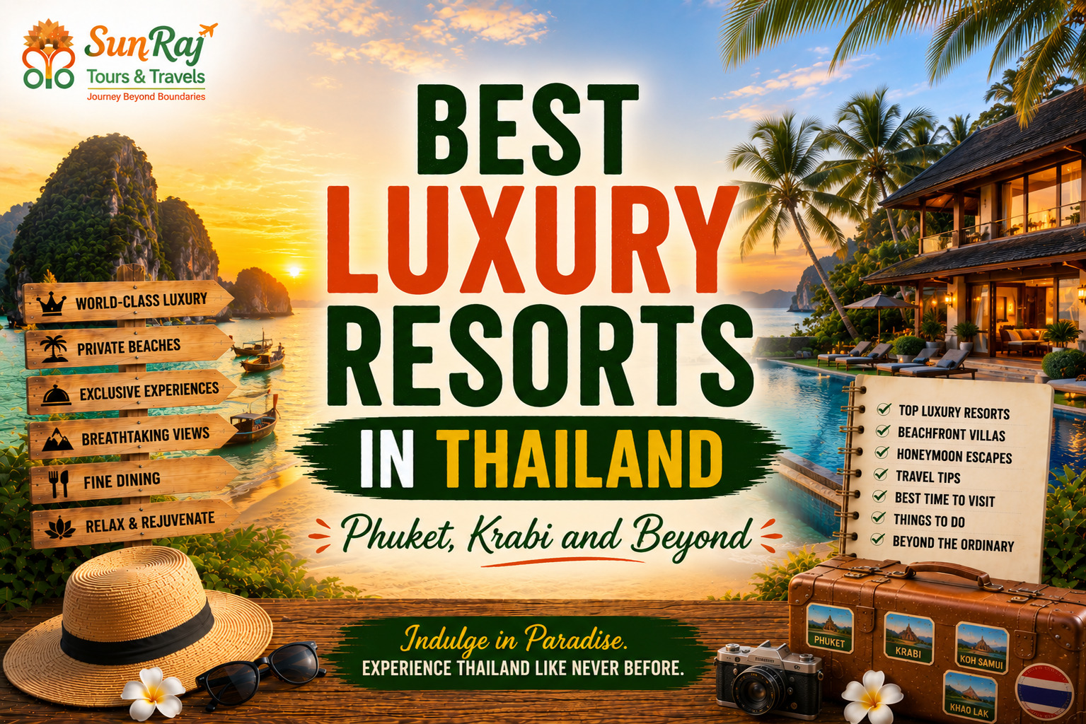 Best Luxury Resorts in Thailand : Phuket, Krabi and Beyond